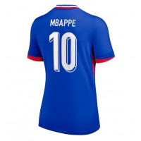 Frankreich Kylian Mbappe #10 Fußballbekleidung Heimtrikot Damen EM 2024 Kurzarm